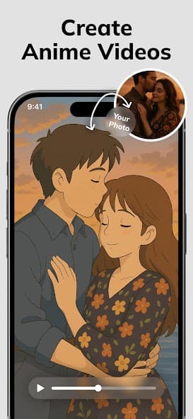 Livensa anime video generator screen